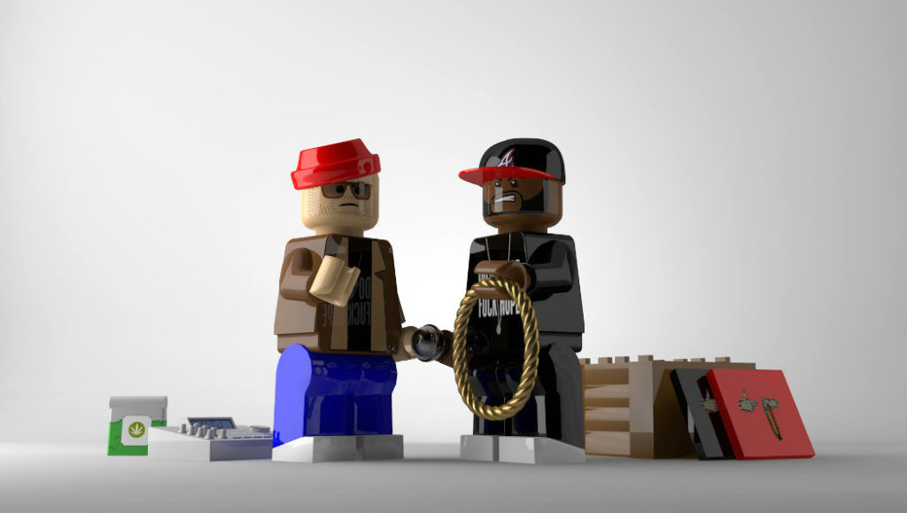 Lego Rappers Un designer transforme les rappeurs en magnifiques LEGO